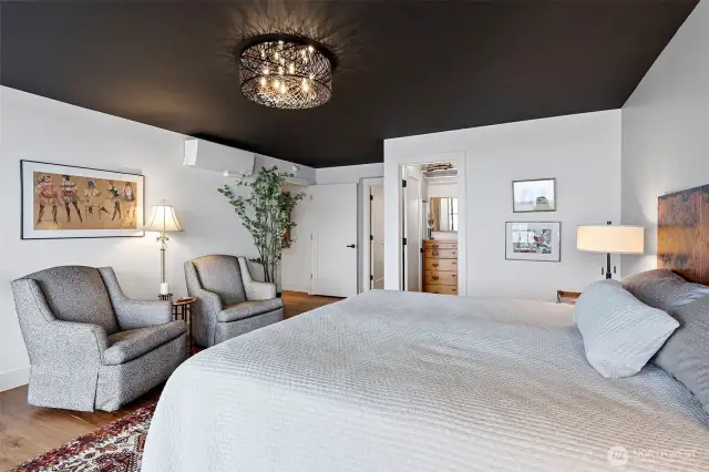 Spacious primary suite.