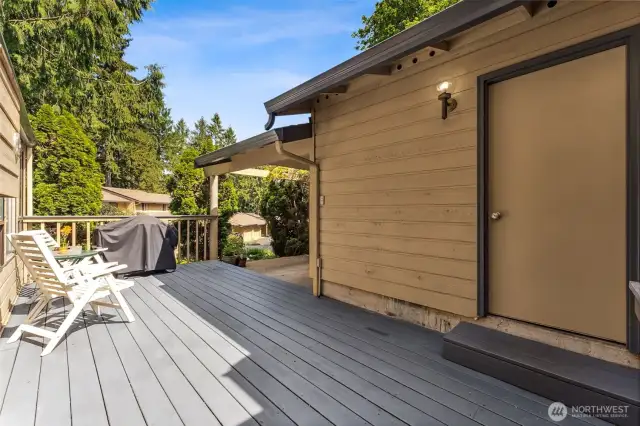 Front deck