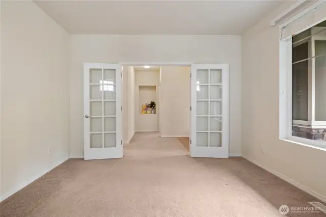 Bedroom #1 without the furnishings.