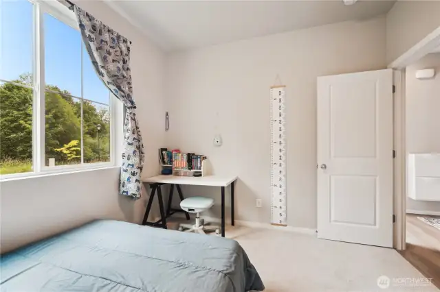 Bedroom 1 is not far from front entry
