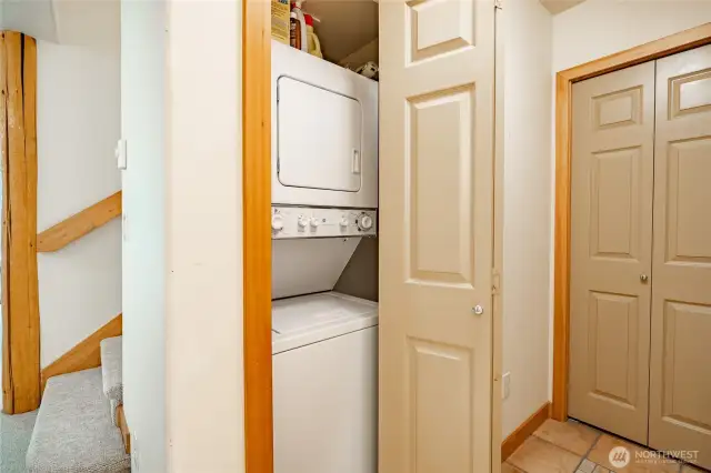 Washer and Dryer conveniently located on the main floor.