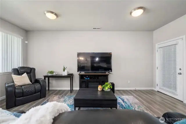 Family Room view from kitchen