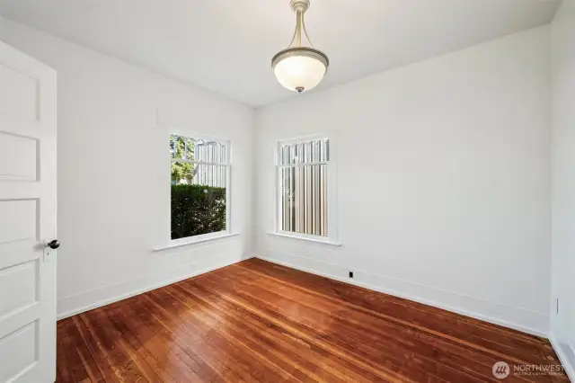 Bedroom towards front of the house was last used as an office