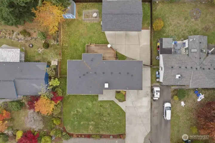 New roof on house, shed and garage in 2022.
