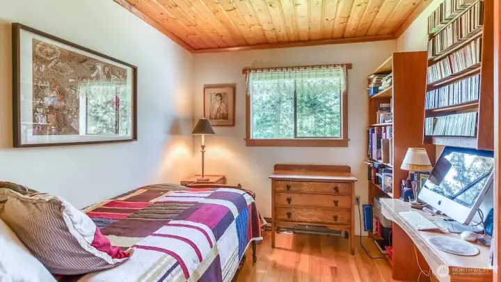 Guest and/or office space on the main level.