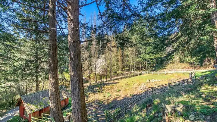 Pasture and barn