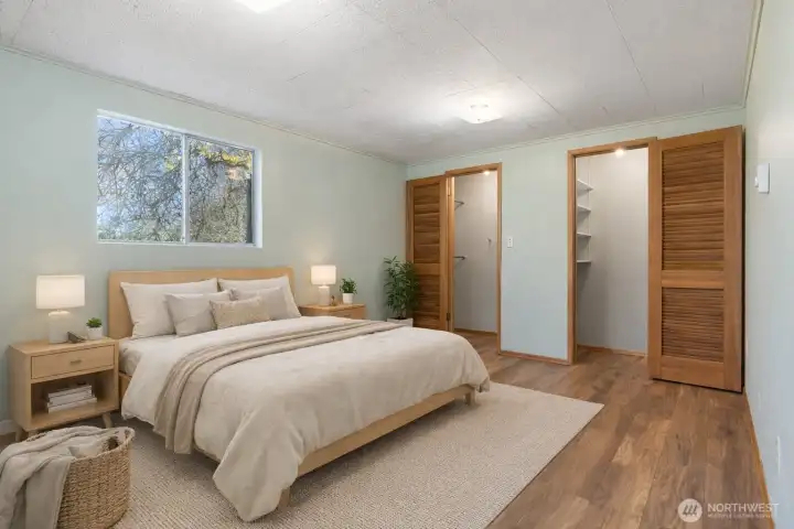 Virtually Staged Bedroom