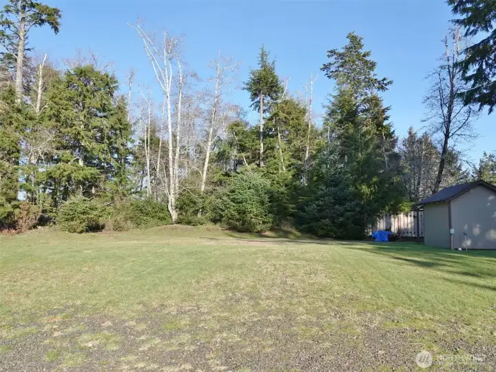 Cleared and Level Lot.