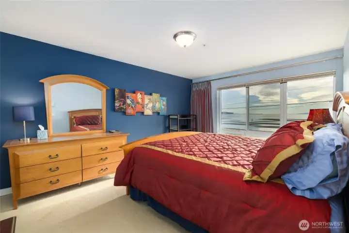 The windows in the primary suite look like a painting - you could be waking up to that view every day.