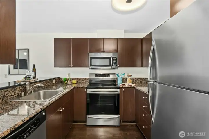 Another look at the kitchen. All appliances are included.