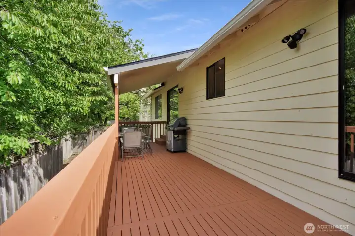 Back deck towards  covered portion