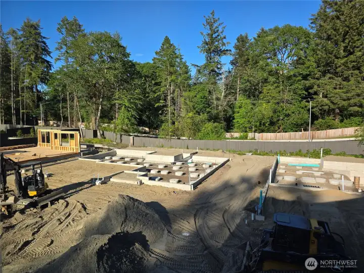 Home is at foundation as of 6/10