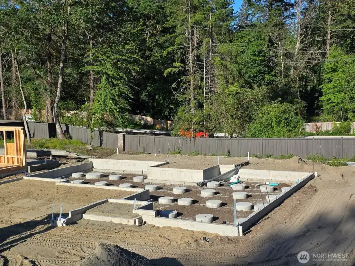 Home is at foundation as of 6/10