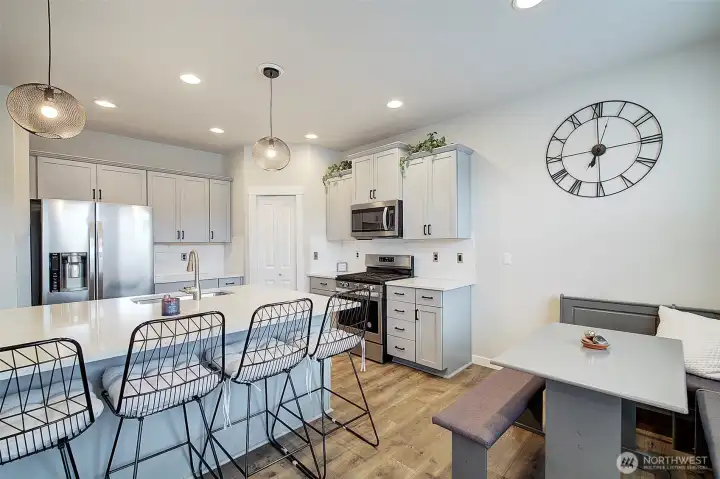 A dedicated dining space ready for weeknight meals and celebrations alike.
