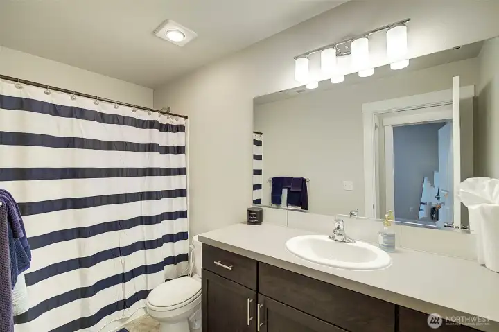 Comfortable and convenient bathroom space for family and guests.