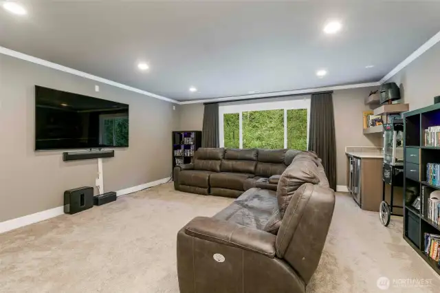 Upper level bonus room.
