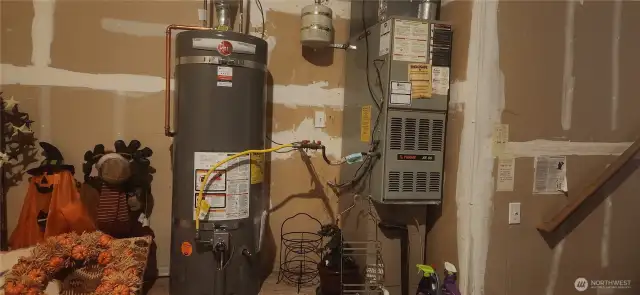 Gas furnace and newer gas water heater