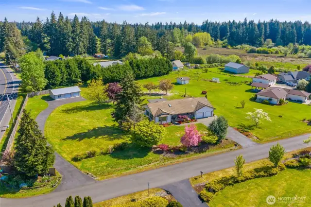 Beautiful home and property. Rural, but just 12 minutes to the State Capitol.