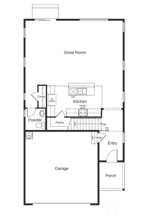 Main floor with great room