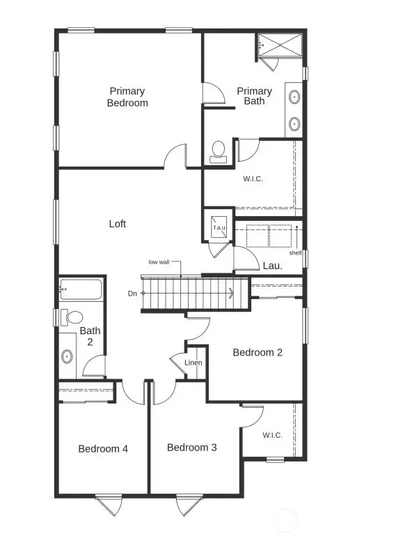 2nd floor w/ loft