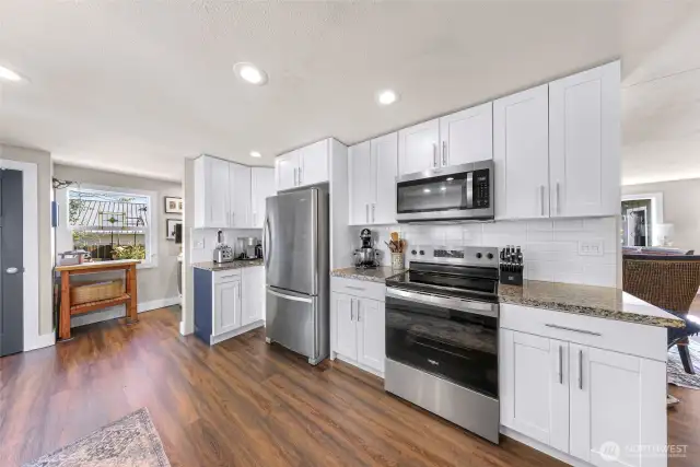 Another view of the kitchen