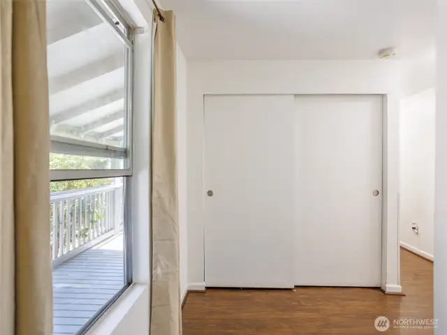 Main floor hallway closet