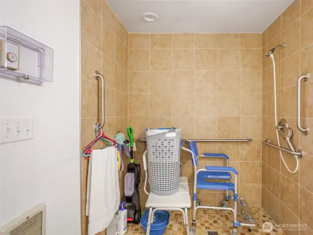 Roll in shower