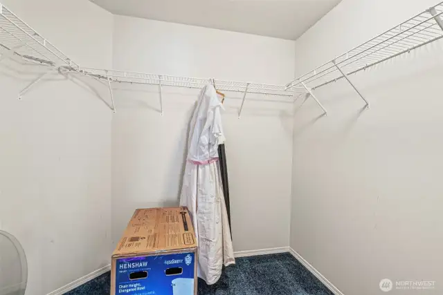 Walk-in Closet in Primary