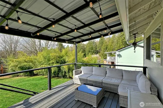 Covered deck is awesome!