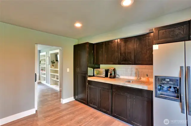 Kitchen in basement
