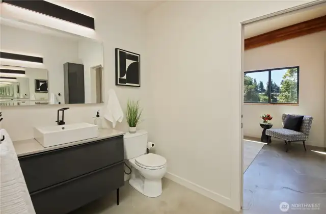 Primary bath looking out