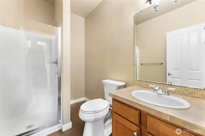 Main floor 3/4 bath.