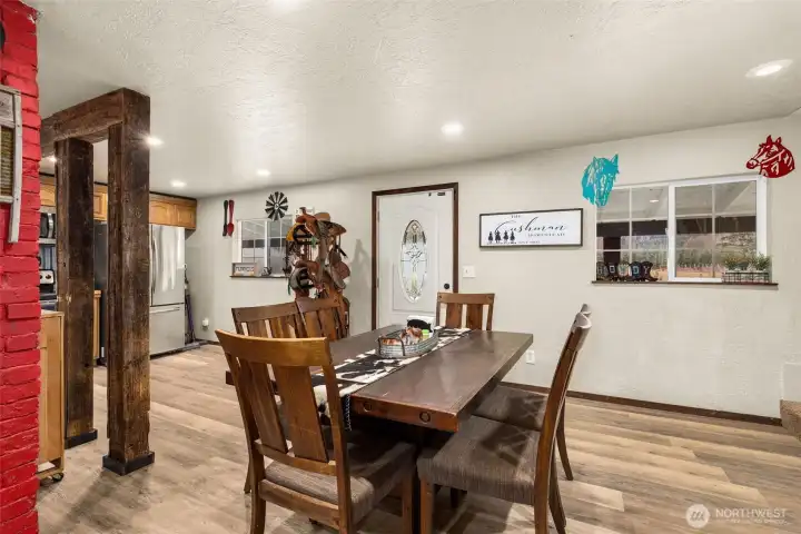 Spacious open floorplan.