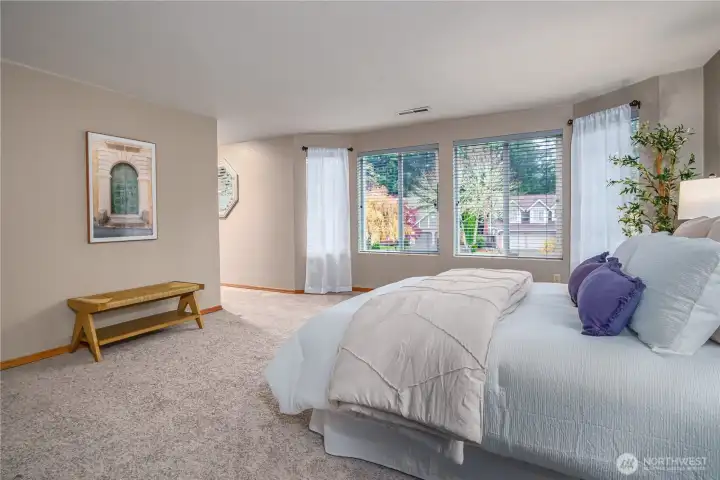 More picture windows allow natural light to pour in.