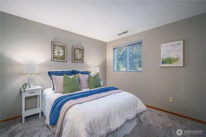 This is the second additional bedroom.