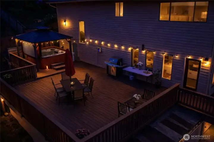 Welcome to Your Great Big Wrap Around Deck Permitted by the City of Bremerton, Perfect for All Your Entertaining Needs.