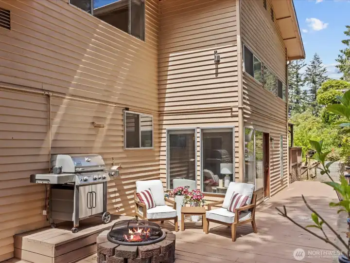 Just When You Think One BBQ Area was Enough.  Shift Your Gathering to the East side of the Home.