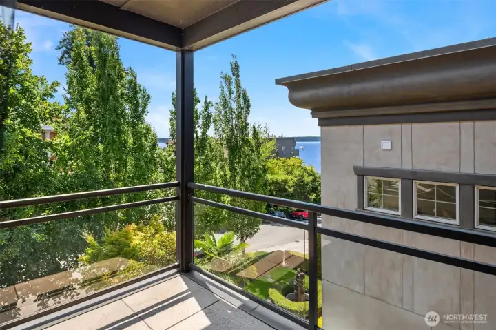 View from 3rd floor, primary suite, balcony.