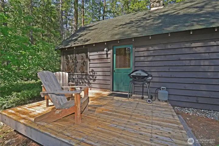 Private deck to enjoy