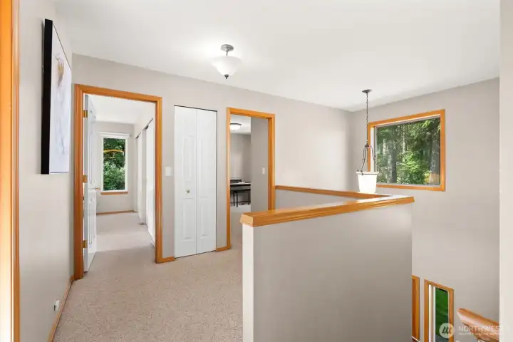 Entrance to Primary, and 1 of 4 bedrooms on 2nd floor.