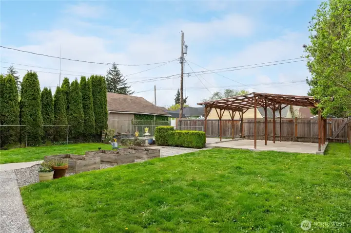 Check out this amazing backyard! So much room to entertain & play!