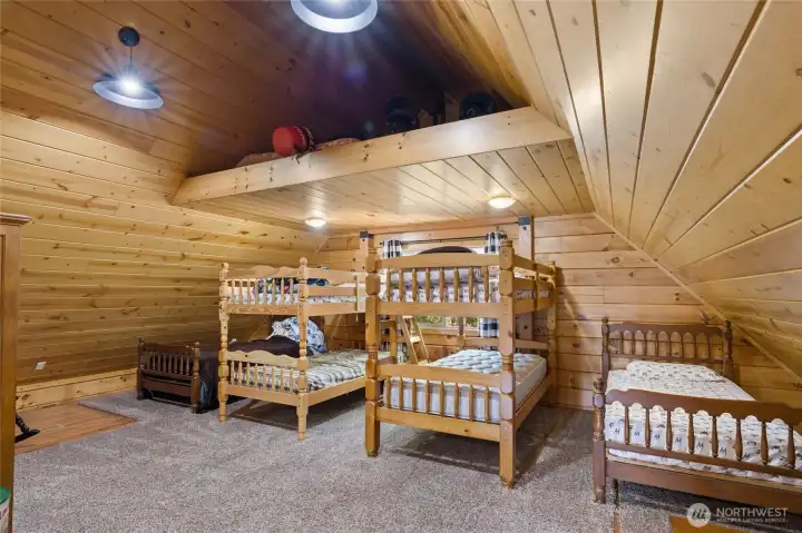 Upstairs you will find plenty of room for guest.