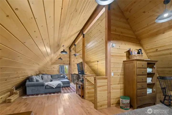 Another view of the great space offered upstairs.