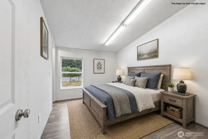 Bedroom 1 virtually staged