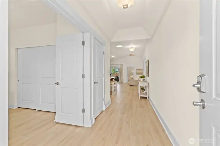 New floors and so much natural light as you enter the home.