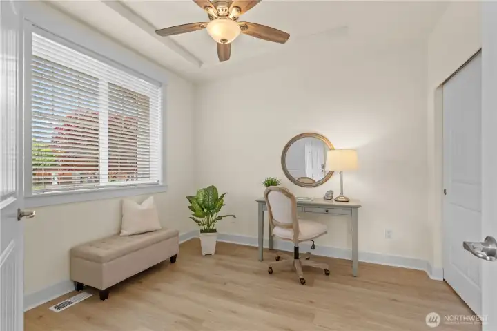 Office or bedroom on left side when you enter the home.