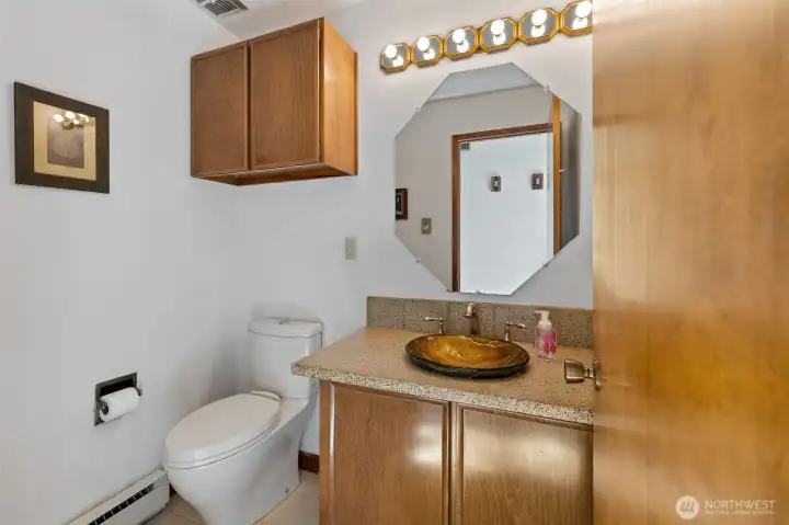 Upper full second full bath