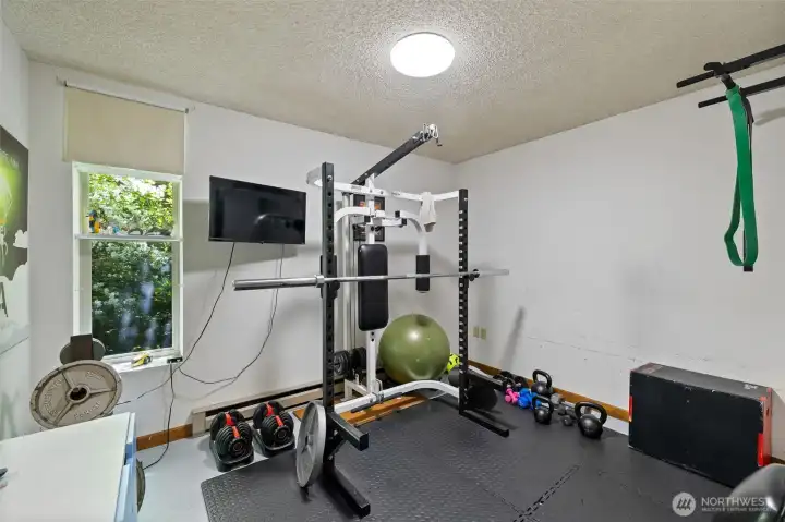 Bedroom #5 currently home Gym