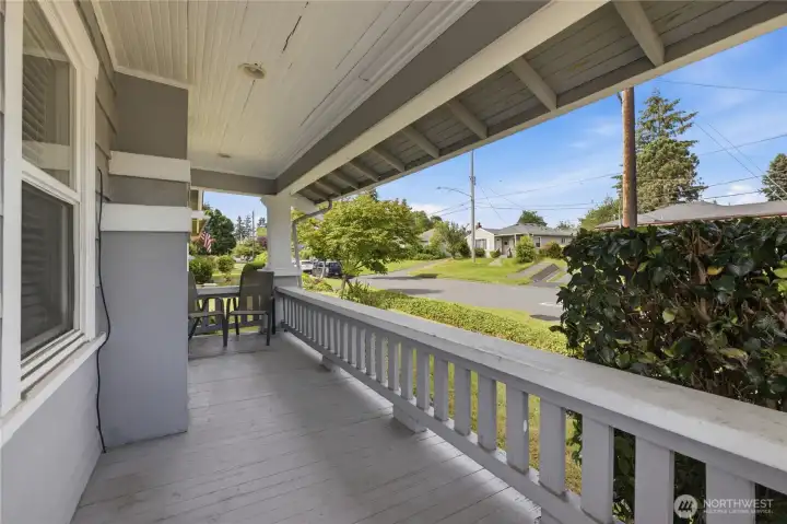 Wrap around front porch