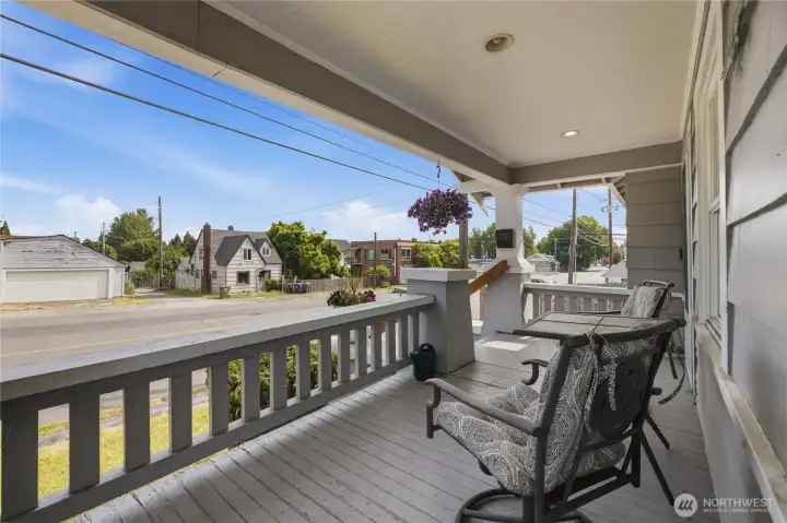 Wrap around front porch